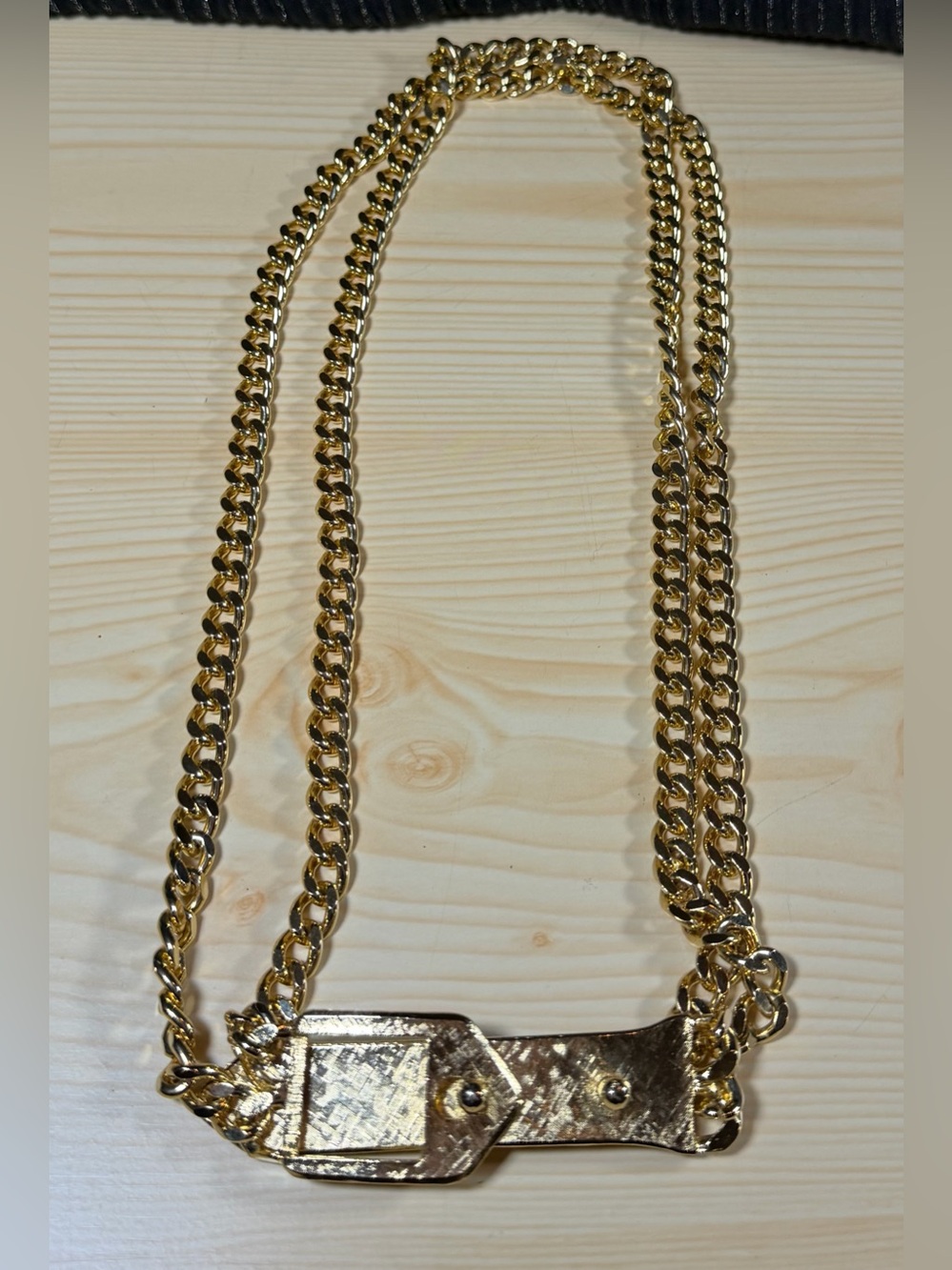 Accessocraft N.Y.C. Vintage Gold Tone Small Waist Chain Belt Statement Women’s
